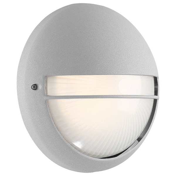 Access Lighting Clifton, Outdoor LED Bulkhead, Satin Finish, Opal Glass 20260LEDDMG-SAT/OPL - main
